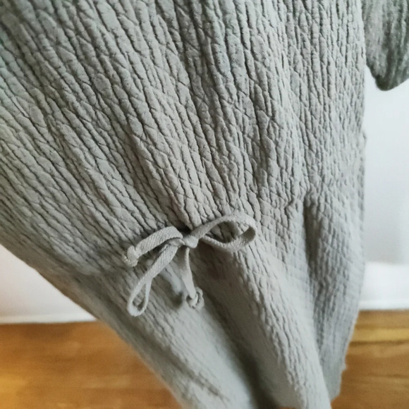 Black Crane Oversized Dress / Cotton / Size Small - Picture 4 of 9